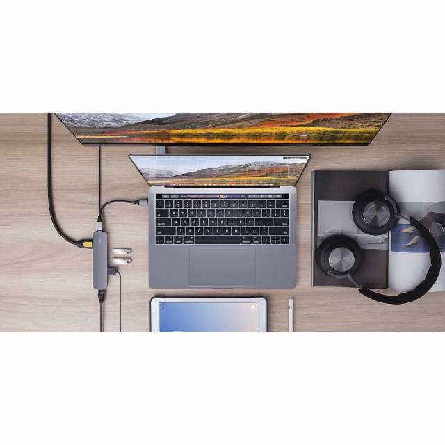 Cổng Chuyển Hyperdrive Bar 6-in-1 USB-C Hub (HD22E) For Macbook, Ipad Pro 2018, PC & Devices