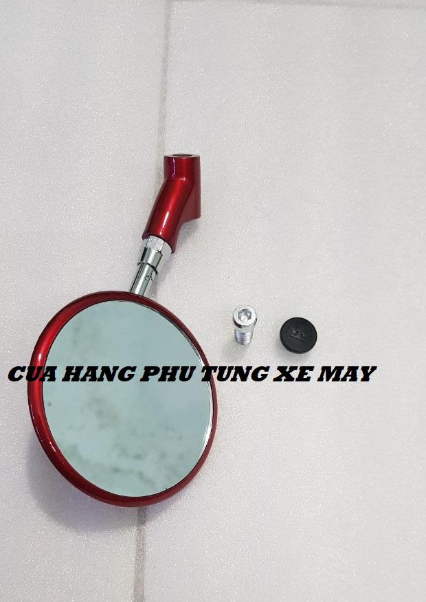 Kính chiếu hậu xe máy tròn 2 tầng - 1 cây