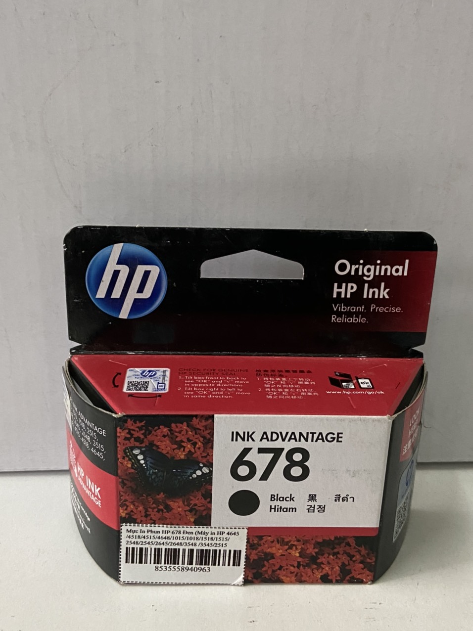 Mực in phun Hp678 BLACK ( CZ107AA )