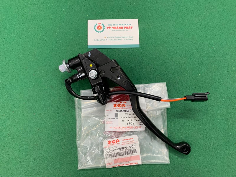 Cùm tay côn Su Raider, Satria zin Trái ( Bộ ) 57500-25GC0-000