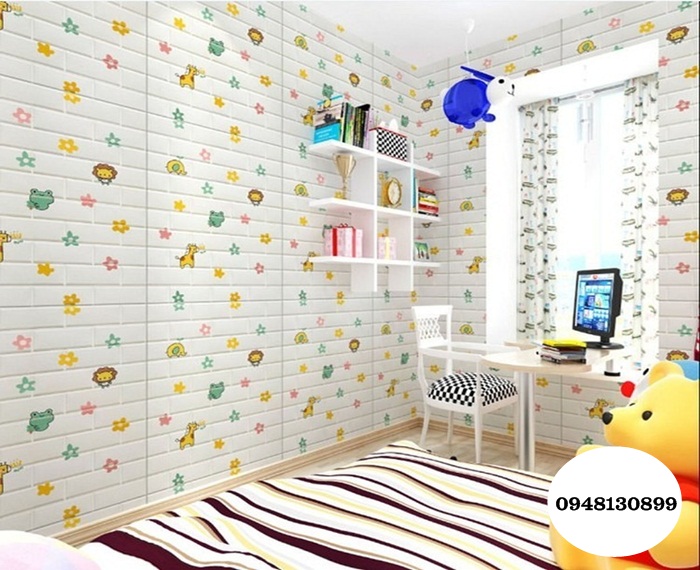 Xốp Dán Tường Trẻ Em Cao Cấp Cách Âm Cách Nhiệt