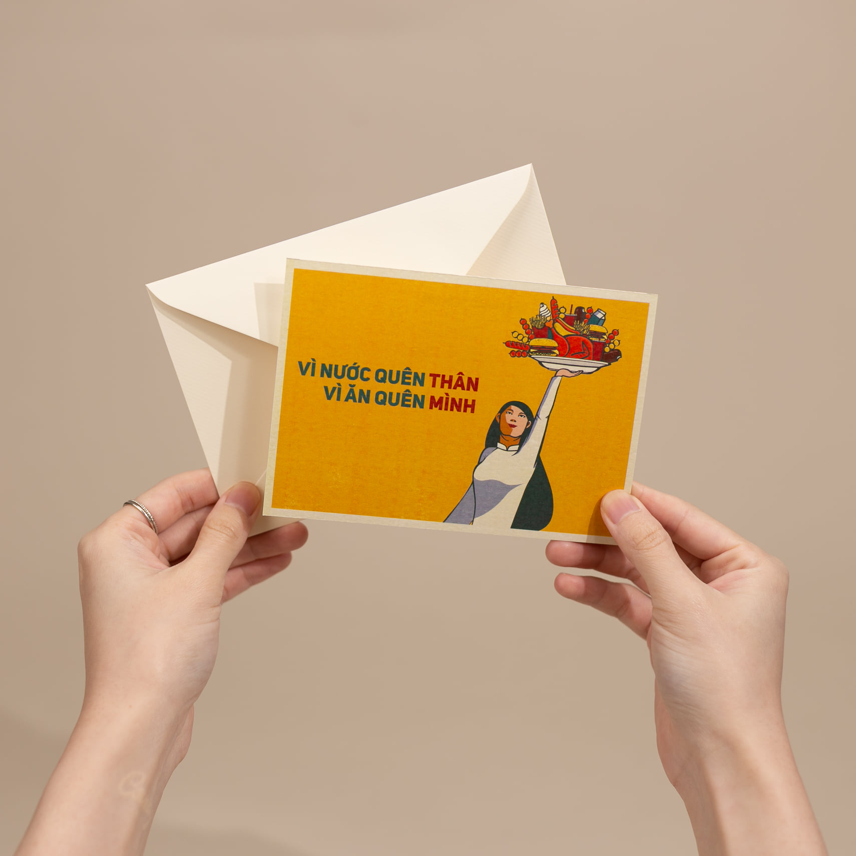 Postcard tranh cổ động Propaganda