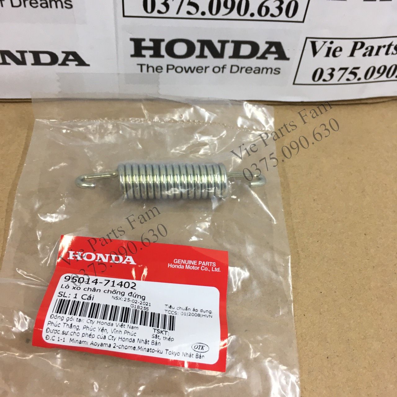 Lò xo chân chống Honda