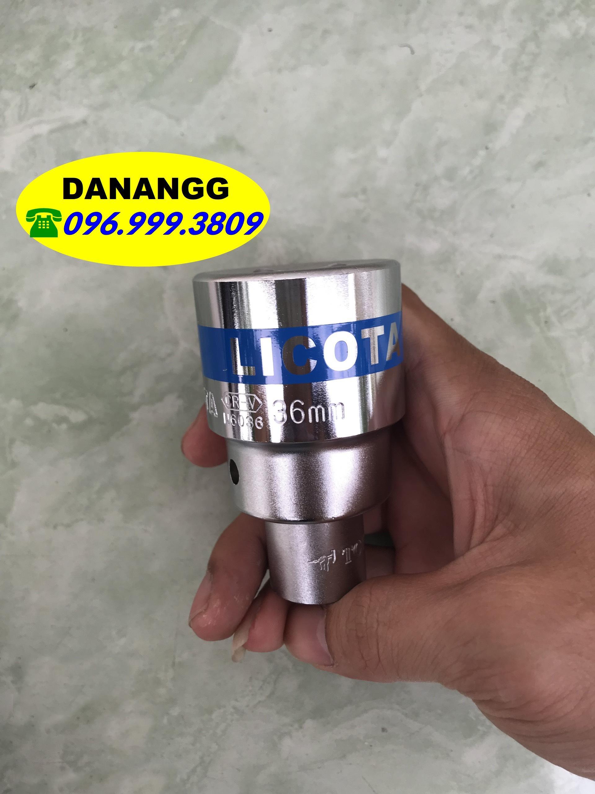 Đầu khẩu 36 mm mở nồi xe máy có đầu chuyển