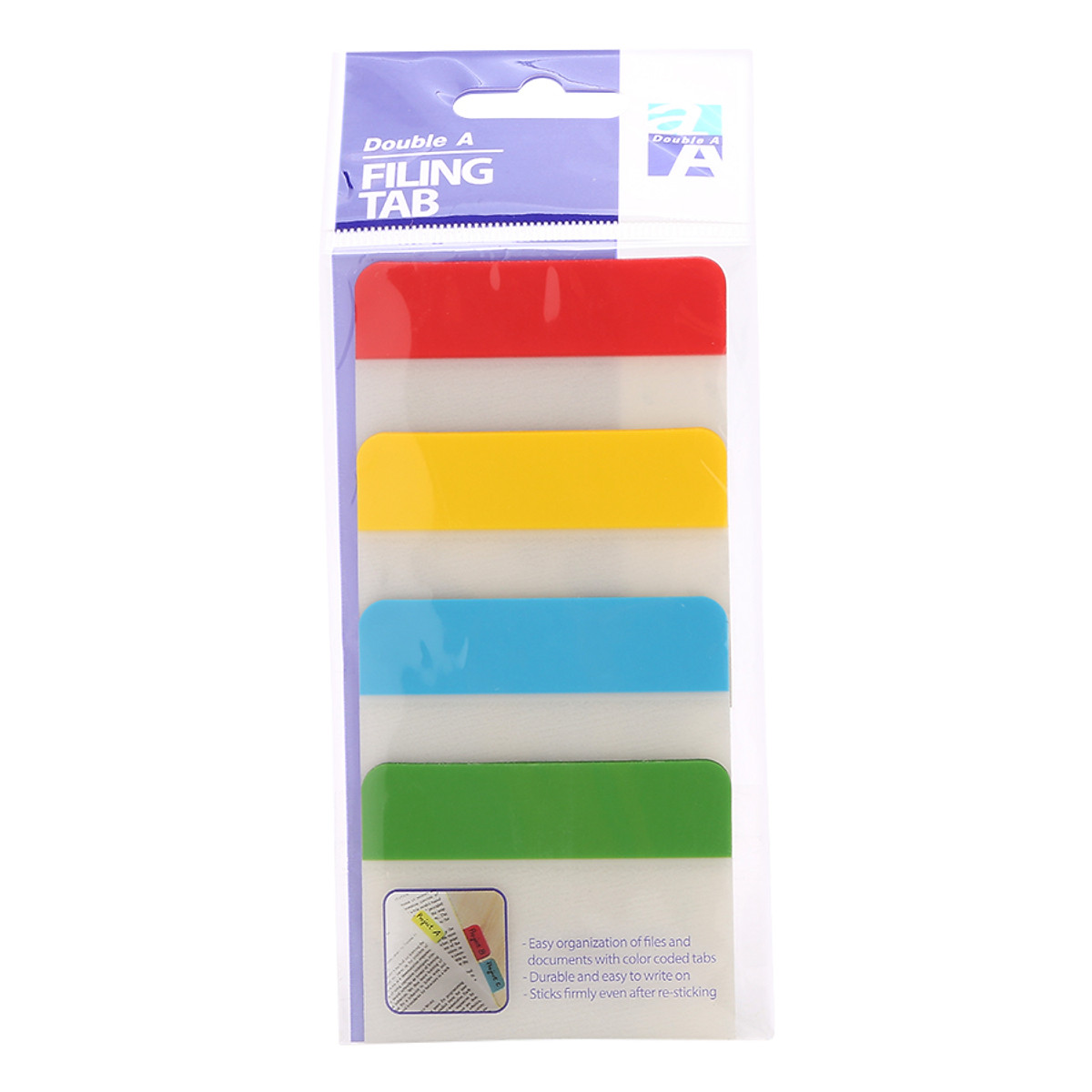Giấy phân trang 4 màu double a ft040108-en