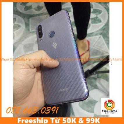 Dán carbon mặt lưng cho vsmart live / joy 3 / active 1 plus / active 1 / joy 1 / joy 1 plus / bee / active 3 / star 3