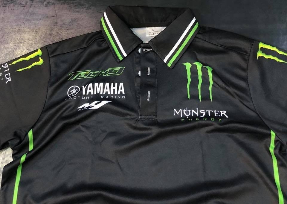 Áo Thun Yamaha Tem Monster Energy Cao Cấp.