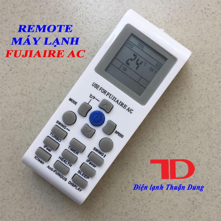Remote máy lạnh dành cho điều hòa fujiaire ac