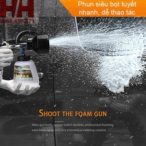 Máy tạo bọt tuyết cầm tay bình 1L