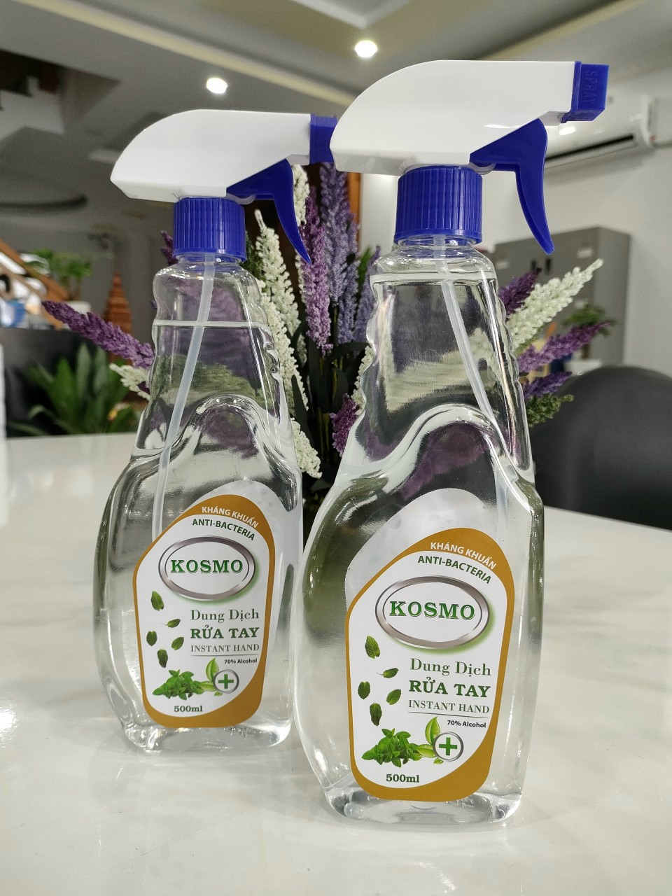 [HCM]combo 10 chai 500ml sát khuẩn màu trắng  happicare