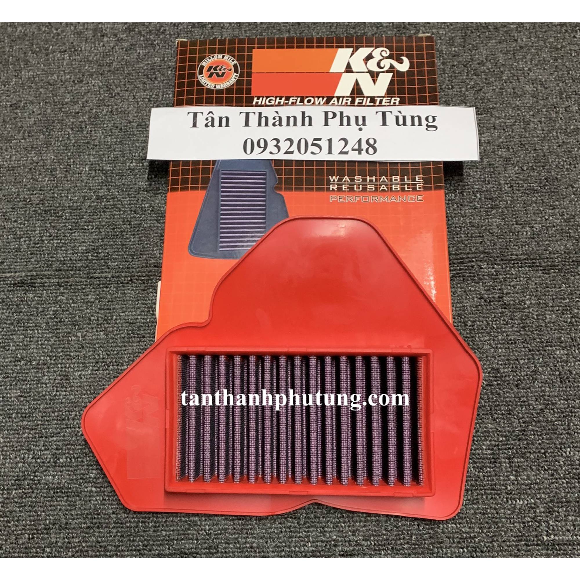 LỌC GIÓ K&N CHO RAIDER FI, SATRIA