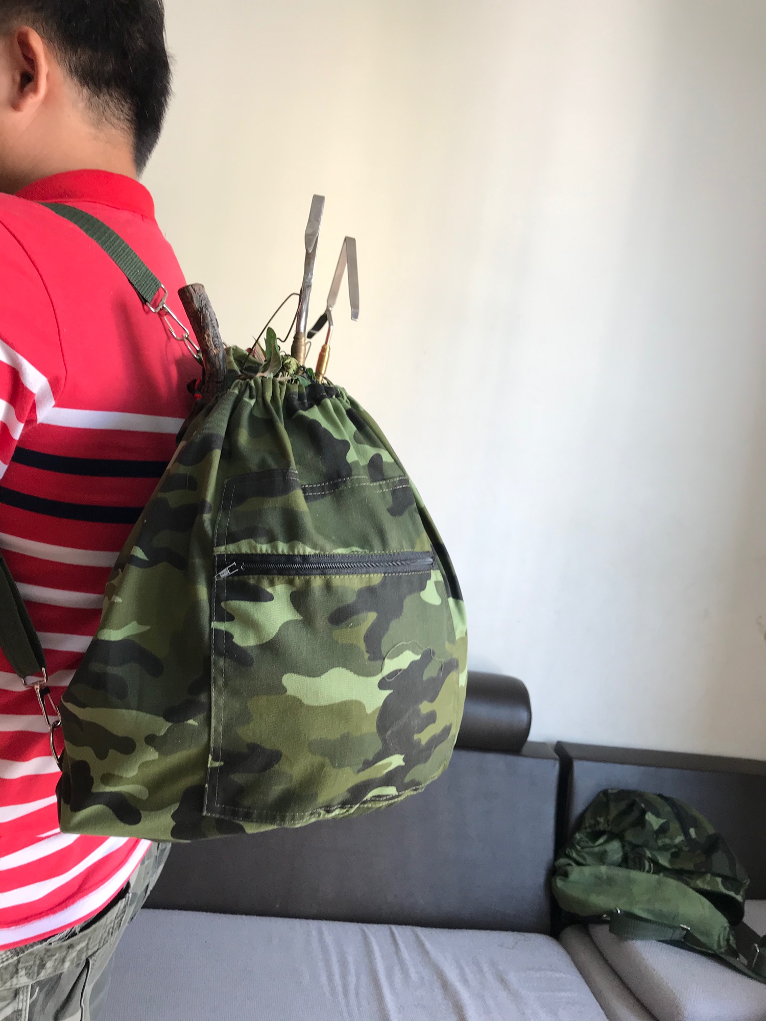 [HCM]Áo lụp balo đôi đa năng đeo 2 lụp