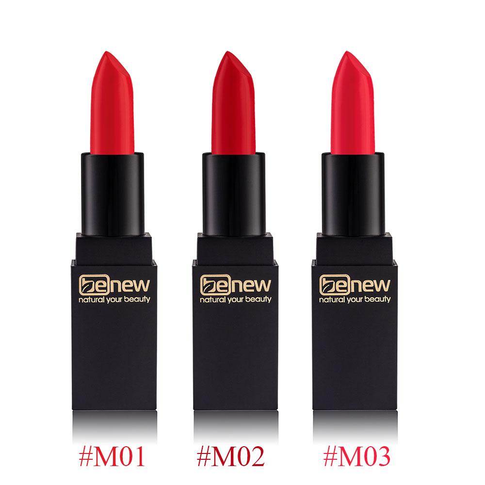 Son lì Benew Delux Matte Hàn Quốc 3.5g # M03 Real Ruby