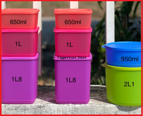 Bộ 8 hộp bảo quản thực phẩm Tupperware Magic
