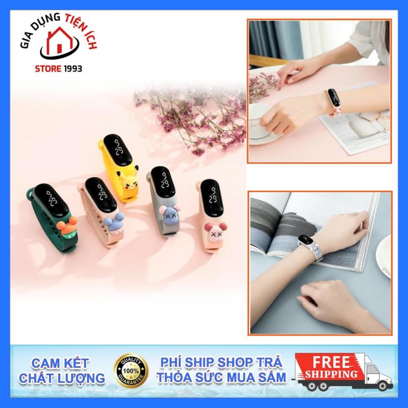 Nơi bán Đồng hồ điện tử thể thao Zgo Disney,màn hình LED, dây đeo hình thú