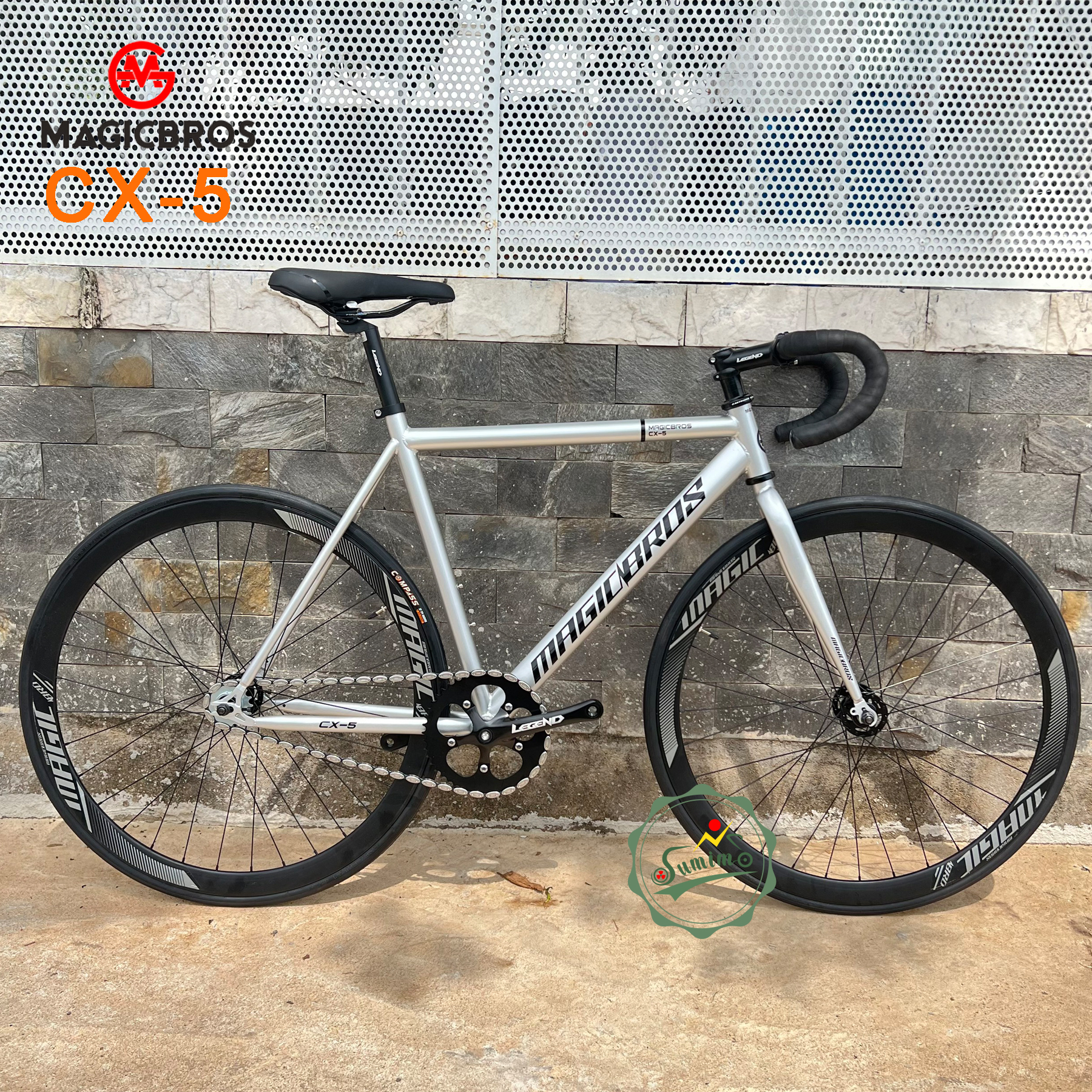 Xe đạp fixed gear MAGICBROS CX-5 khung thép