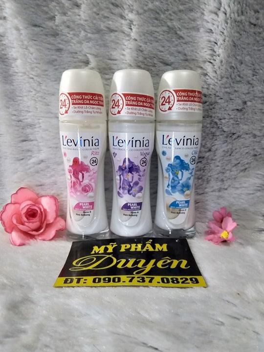 Lăn khử mùi levinia dưỡng trắng da ngọc trai