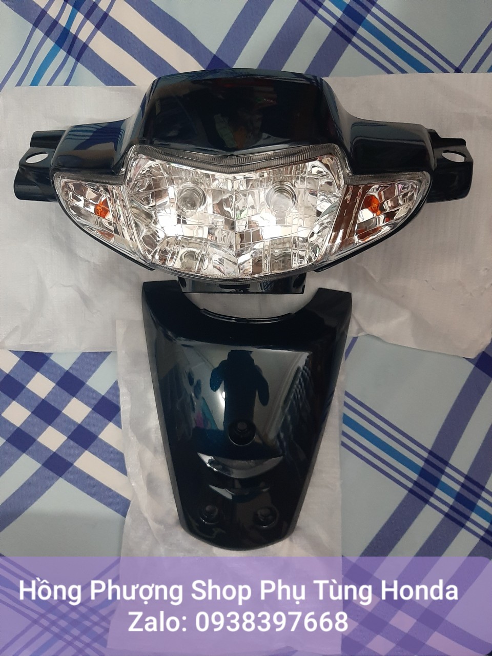 [HCM]COMBO ĐẦU ĐÈNMẶT NẠ CHO WAVE ALPHA HÀNG UMV MÀU XANH NHỚT ( Có Đủ Màu )
