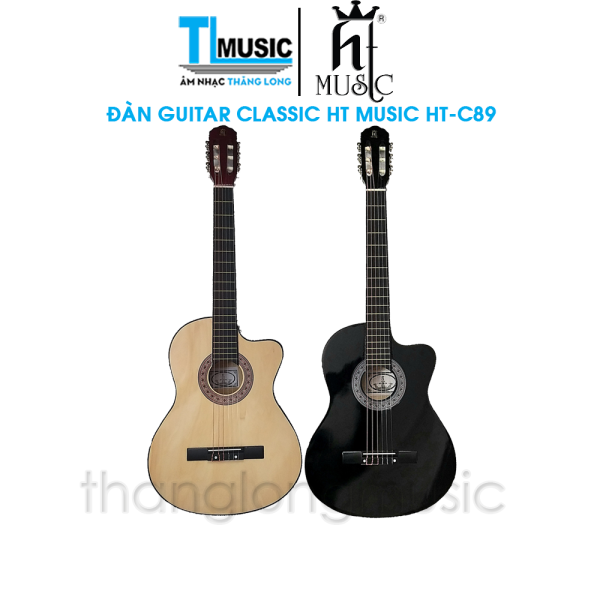 [Guitar Giá Rẻ] Đàn Guitar Classic HT-Music HT-C89 - Guitar Classic Cho Người Mới Tập Có Ty Chỉnh Cần