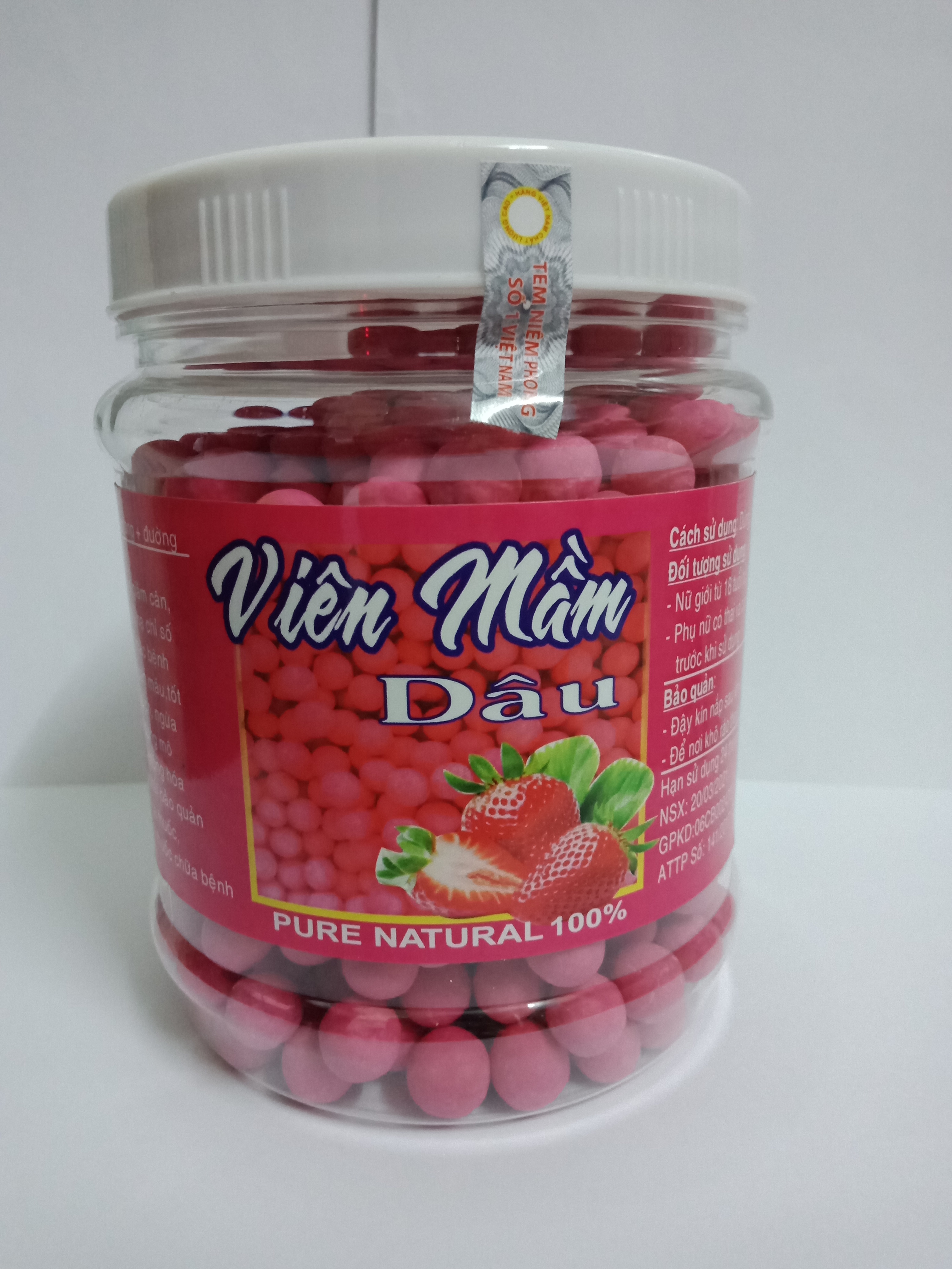 [HCM]500gr viên mầm dâu handmade