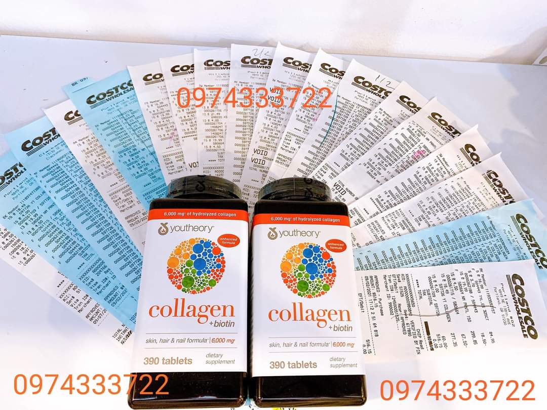 Collagen Biotin Youtheory 390 viên Mỹ