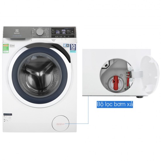 [Trả góp 0%]Máy giặt Electrolux Inverter 10 kg EWF1023BEWA