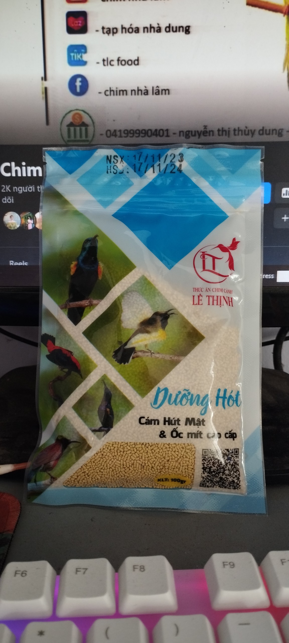 combo 10 gói cám hút mật lê thịnh vip