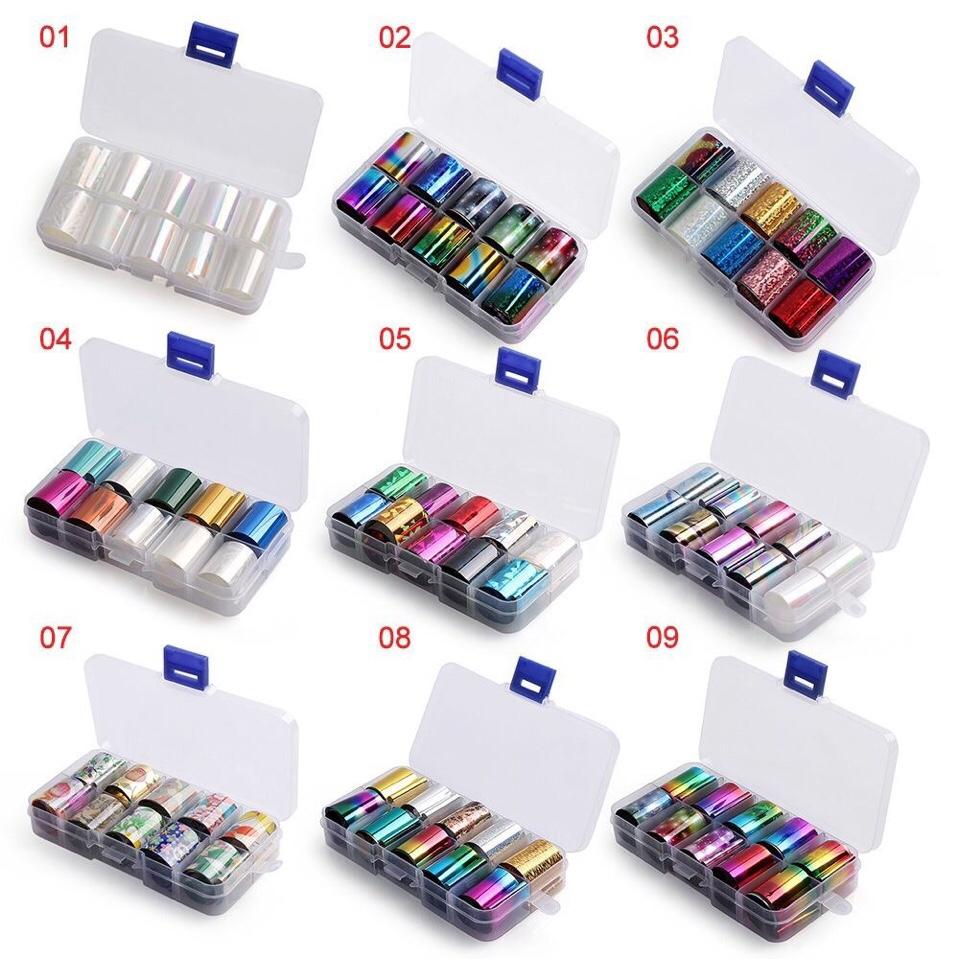 Giấy Foil Hologram Dán Móng Nghệ Thuật 2.5*100cm