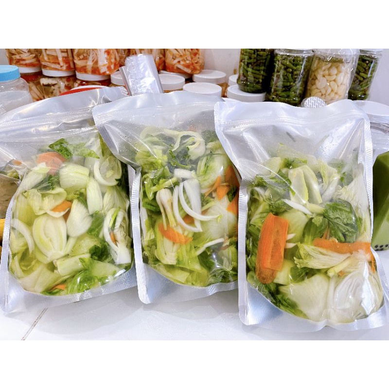 [ 1kg ] Túi zip 1 mặt bạc đựng thực phẩm ( hàng đẹp)