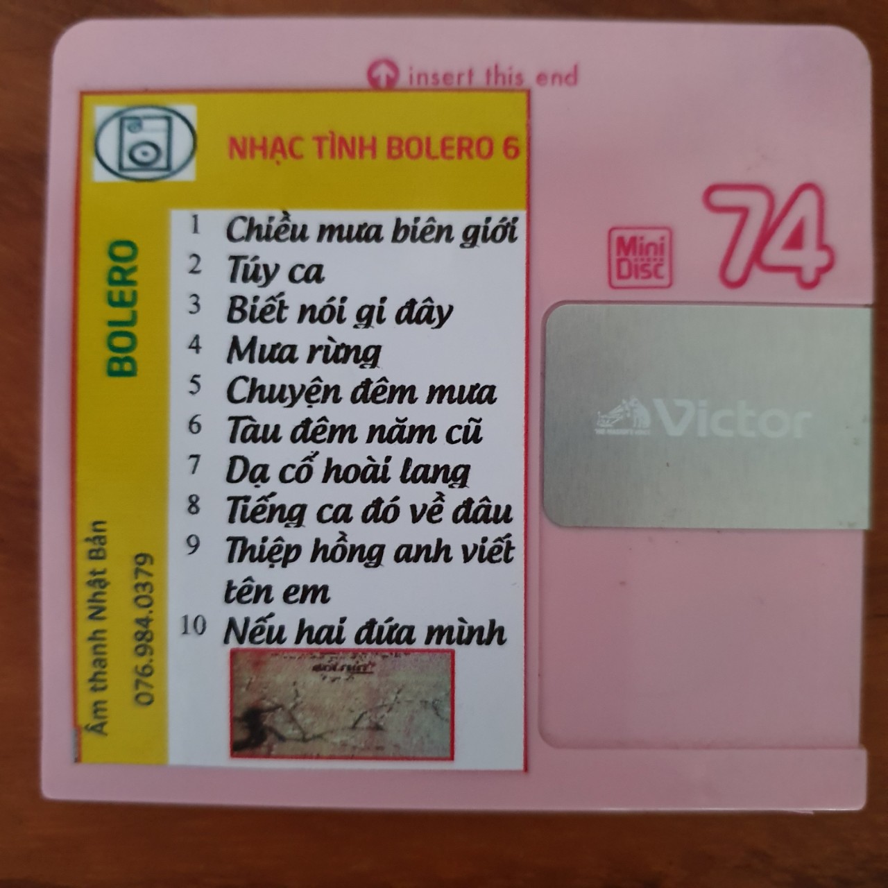[MDCD] Bộ 6 Đĩa MD Bolero tuyển chọn