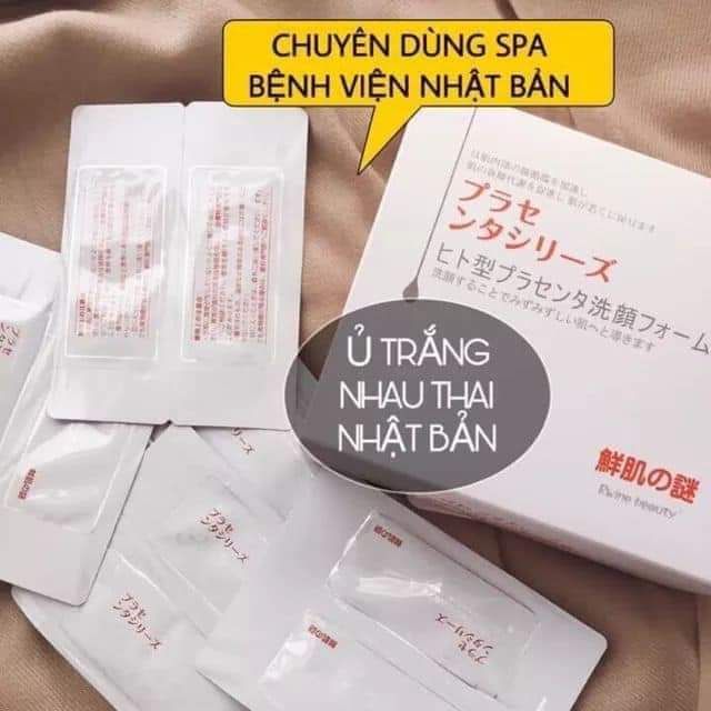 [RẺ VÔ ĐỊCH] 5 Gói Ủ Trắng Mặt Nhau Thai Nhật Bản