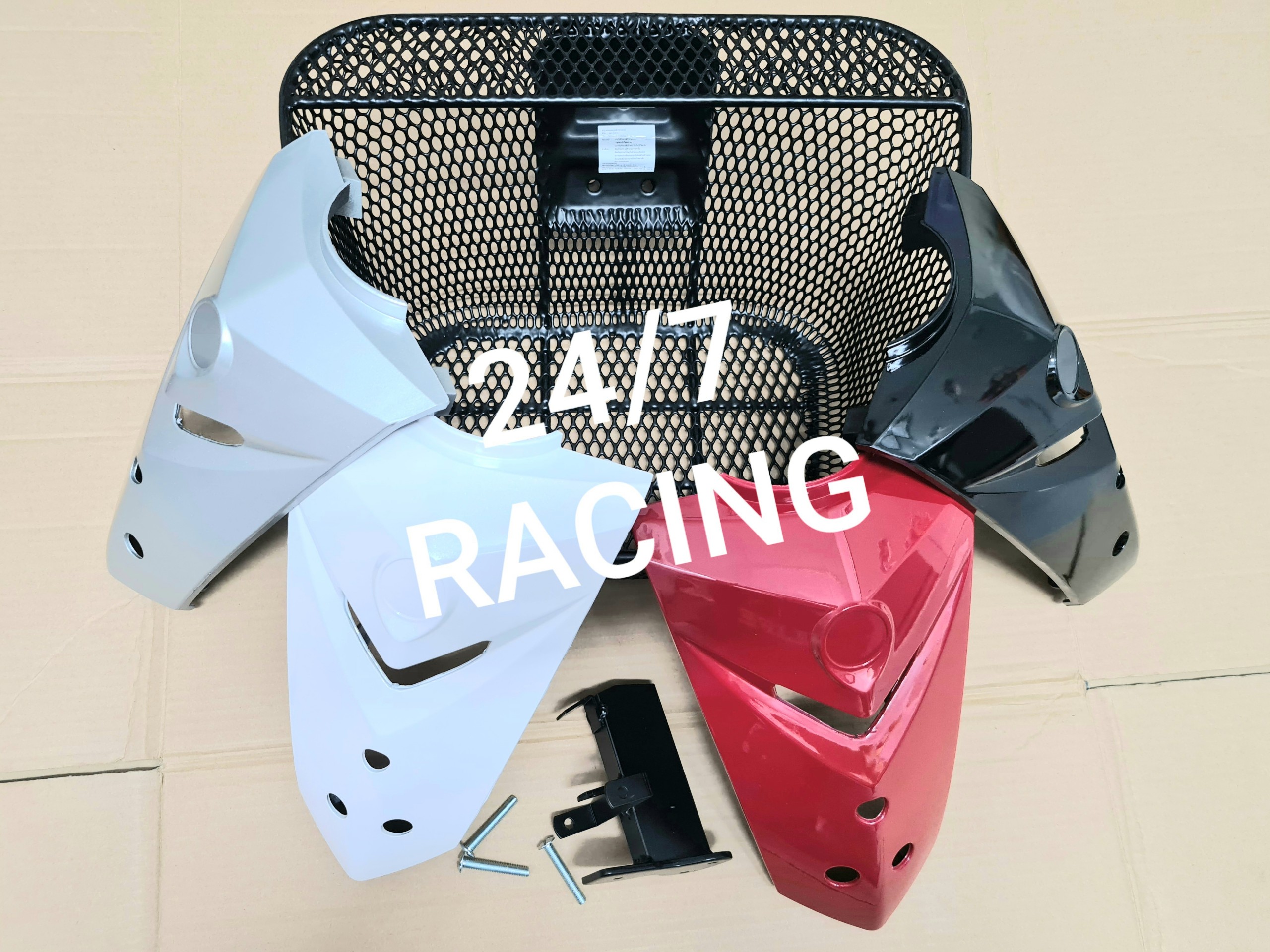 Rổ Sirius kiểu Spark+Mặt Nạ+Pát Rổ có tặng ốc gắn