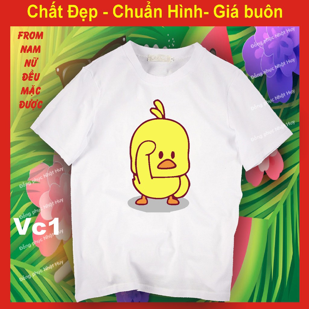 áo thun vịt tik tok 11, biểu cảm,phông bao đổi trả
