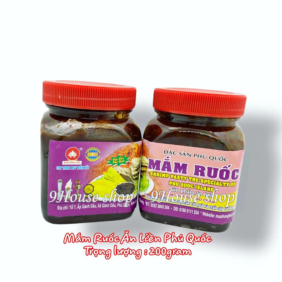 Bộ 10 Hủ Mắm Ruốc Phú Quốc (công ty Biên Hải)