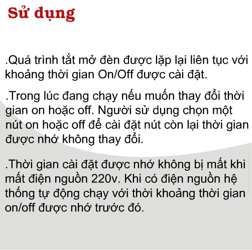 MẠCH HẸN GIỜ ĐẢO TRỨNG-CHUYÊN DỤNG