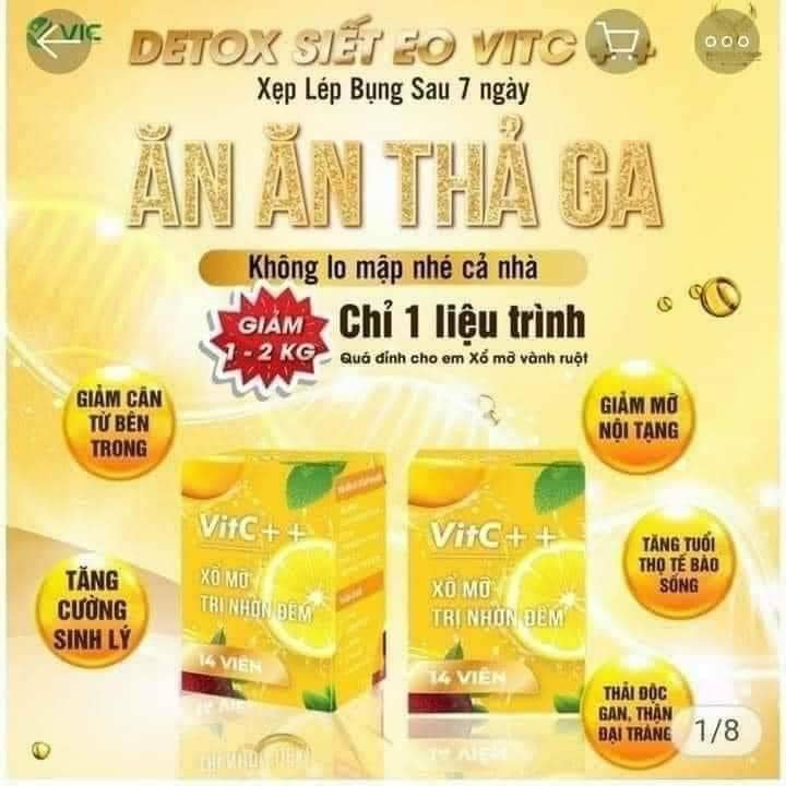 VitC + + viên xổ mỡ thải độc