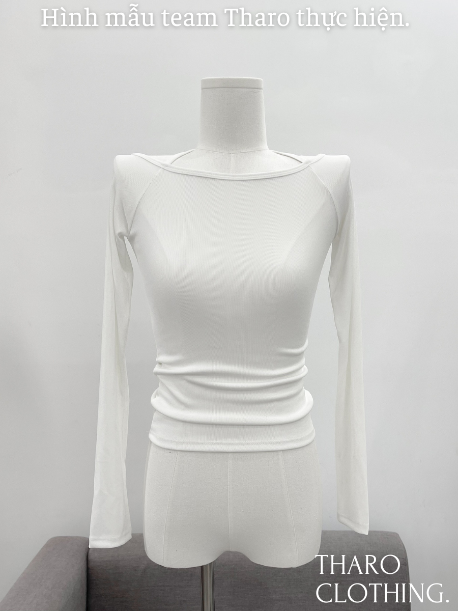 Áo Nữ Trễ Vai Td Cột Dây - Tharo Clothing [AO00167]