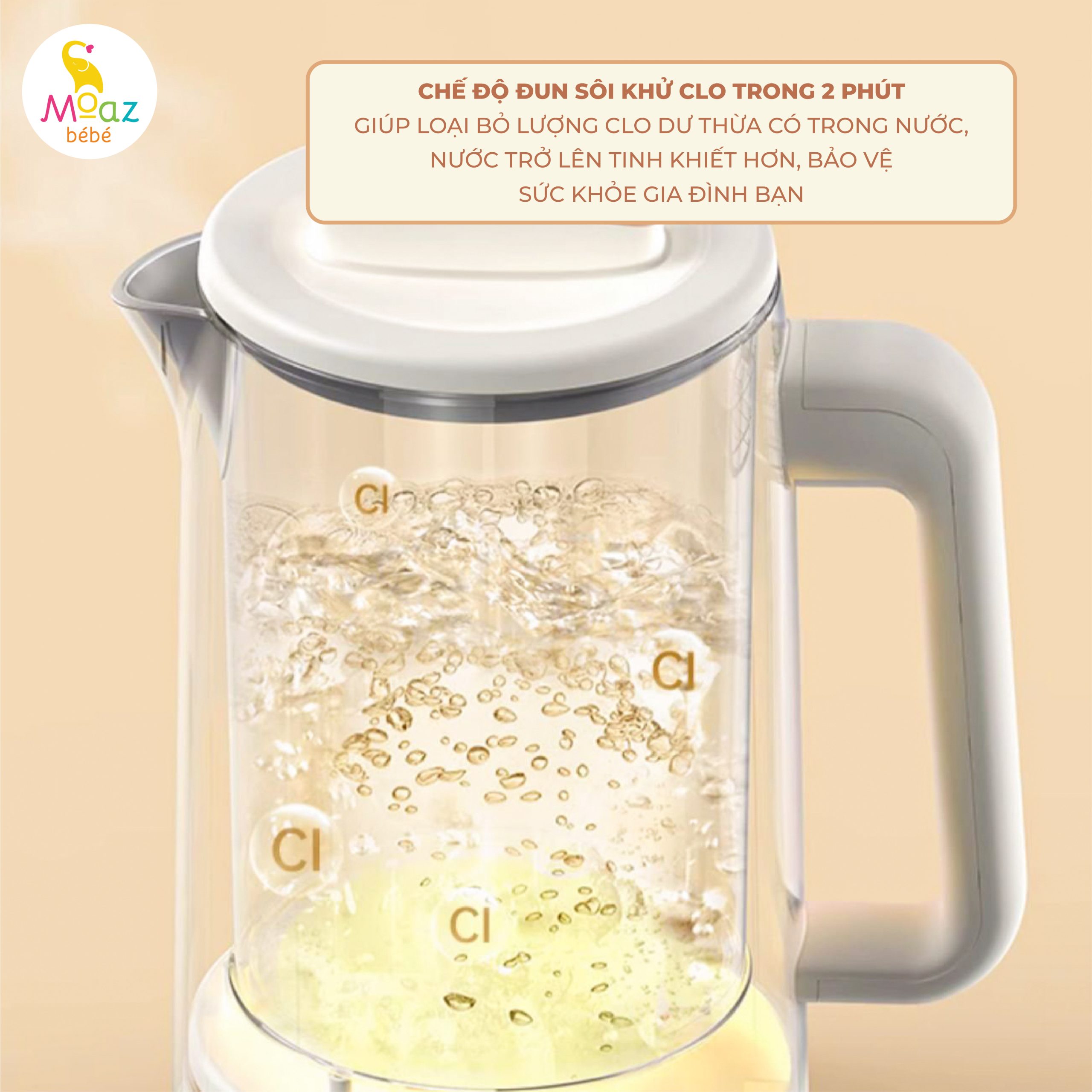 Bình đun nước Moaz BéBé MB070