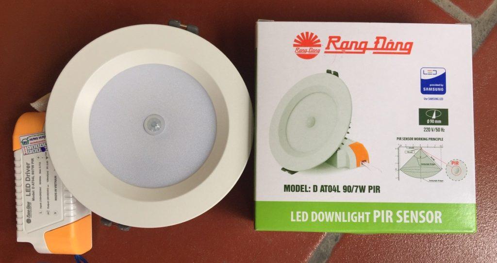 Đèn led âm trần cảm biến 7W, 9W Rạng Đông