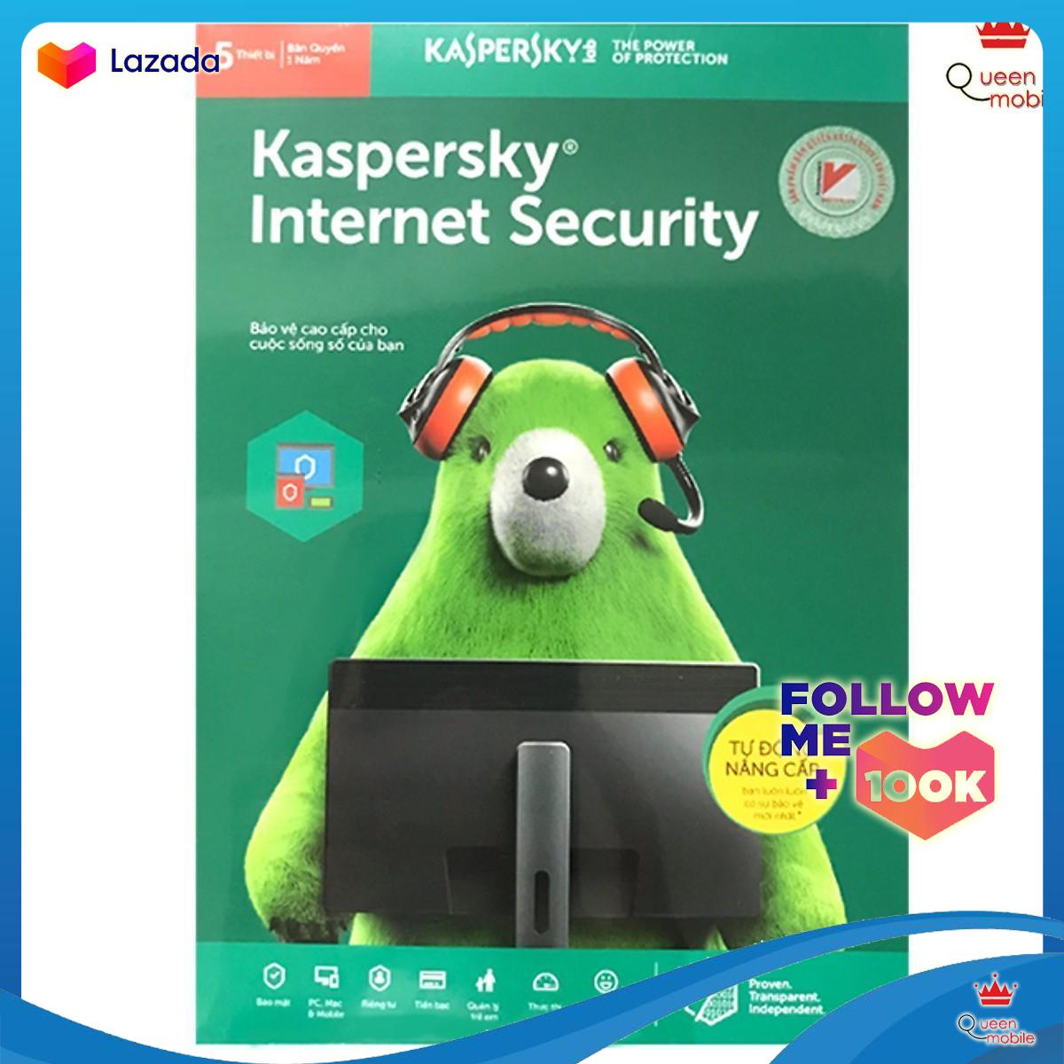 [HCM]Kaspersky Internet Security Cho 5 Máy Tính - KIS5U