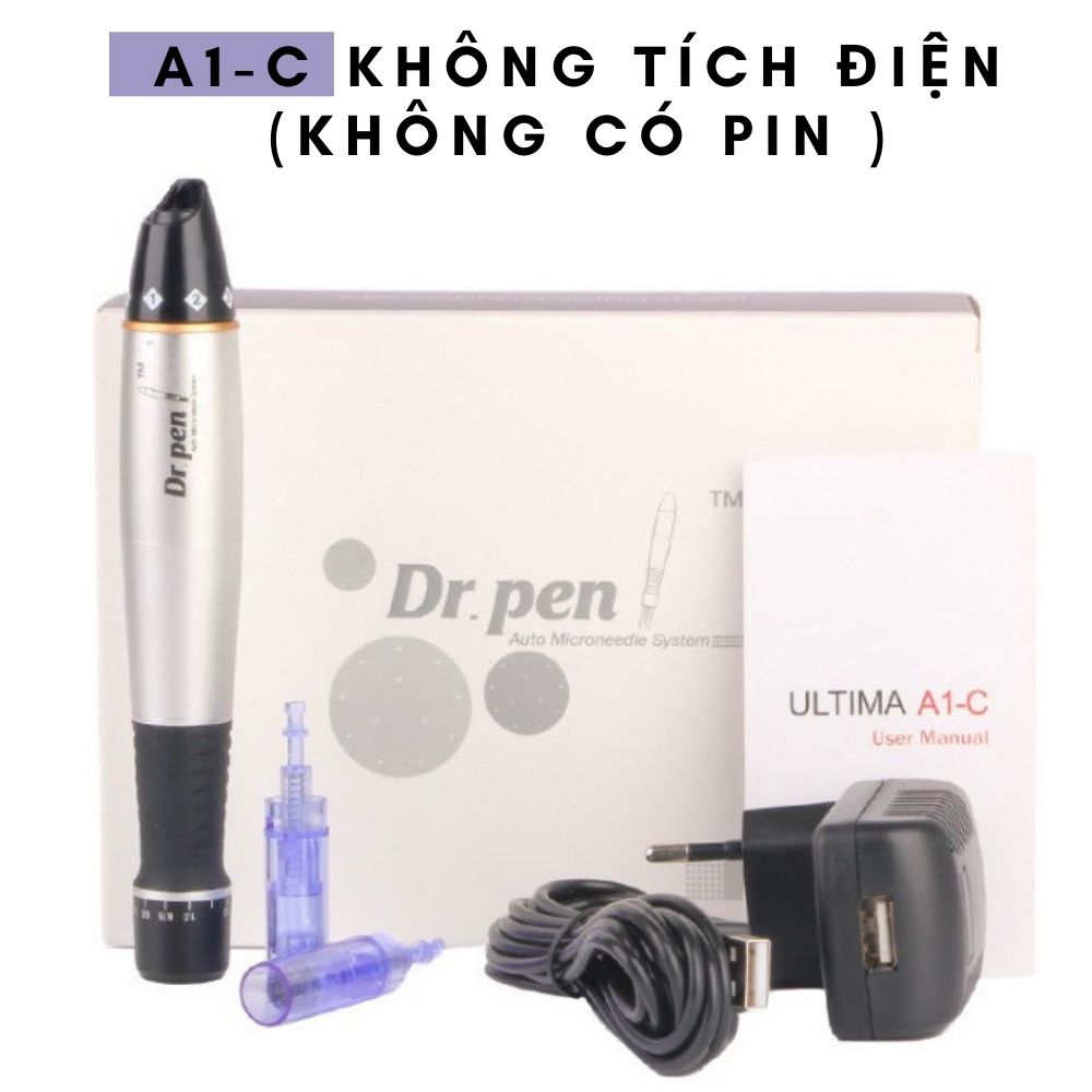 Máy Dr Pen M7 Tích Điện Hồng Phi Kim Cấy Tảo Cấy Phấn Trắng Da cấy Da Đầu Tóc Da Mặt Vi Kim Tảo Xoắn Tảo Bột Sato Vĩnh An Loại Tốt Chính Hãng