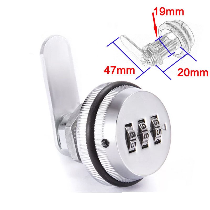 [HCM]Ổ khoá mã số núm xoay L20