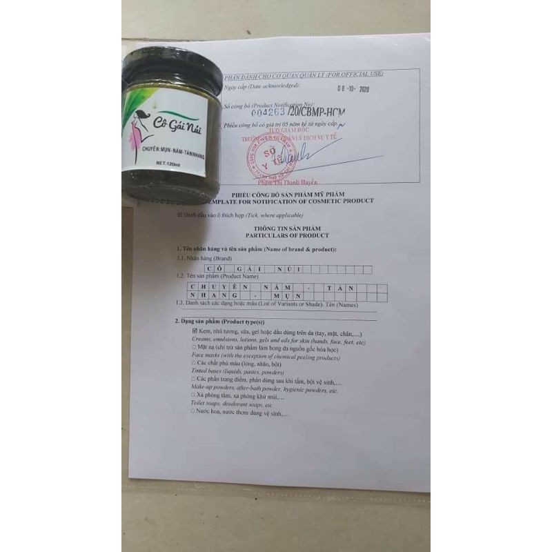 Mặt nạ nám cô gái núi