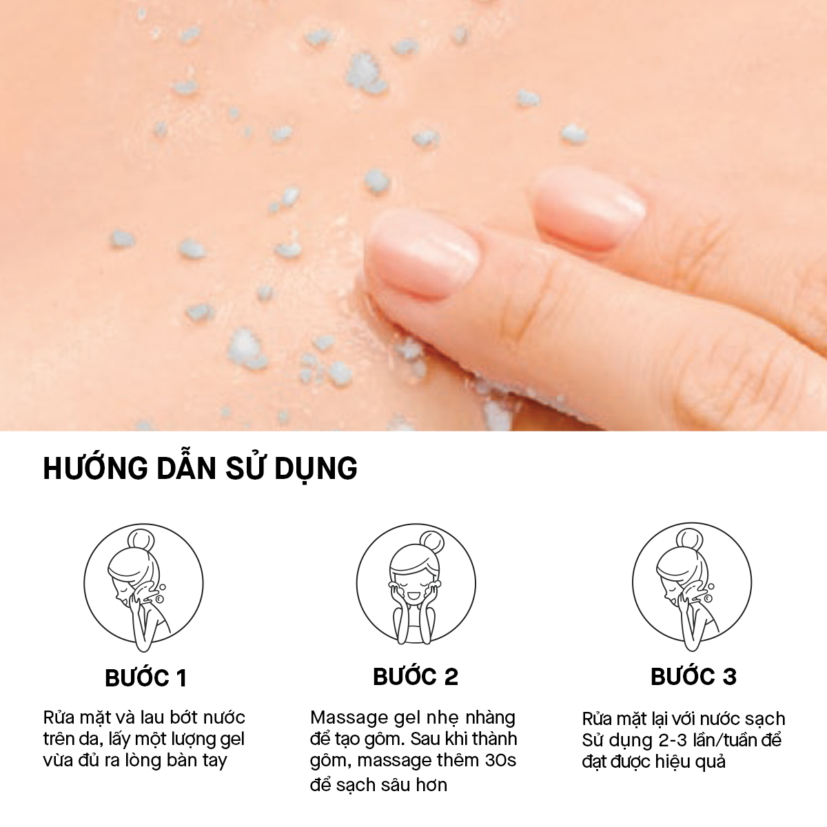 Tẩy Tế Bào Chết Rosette Thu Nhỏ Lỗ Chân Lông Gommage Clear Peel 120G