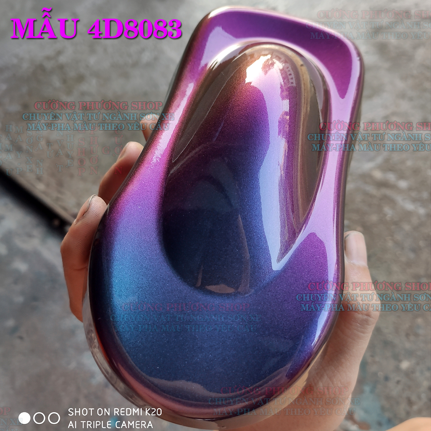 Sơn 4d đổi màu mã 4d8083