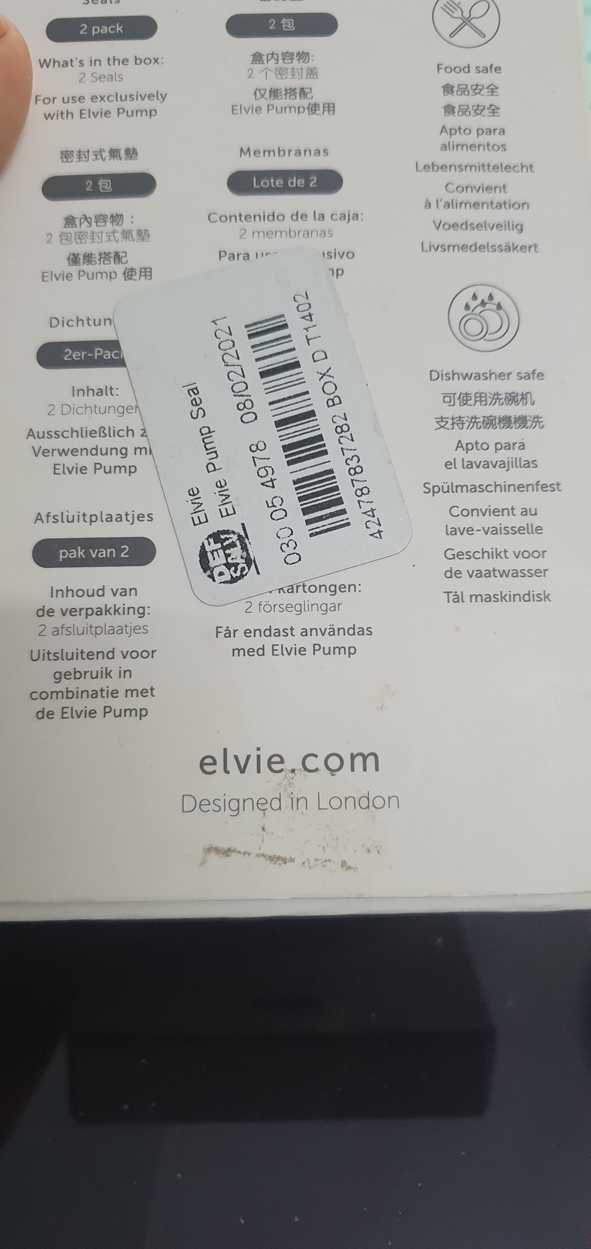 Màn Chặn Sữa elvie