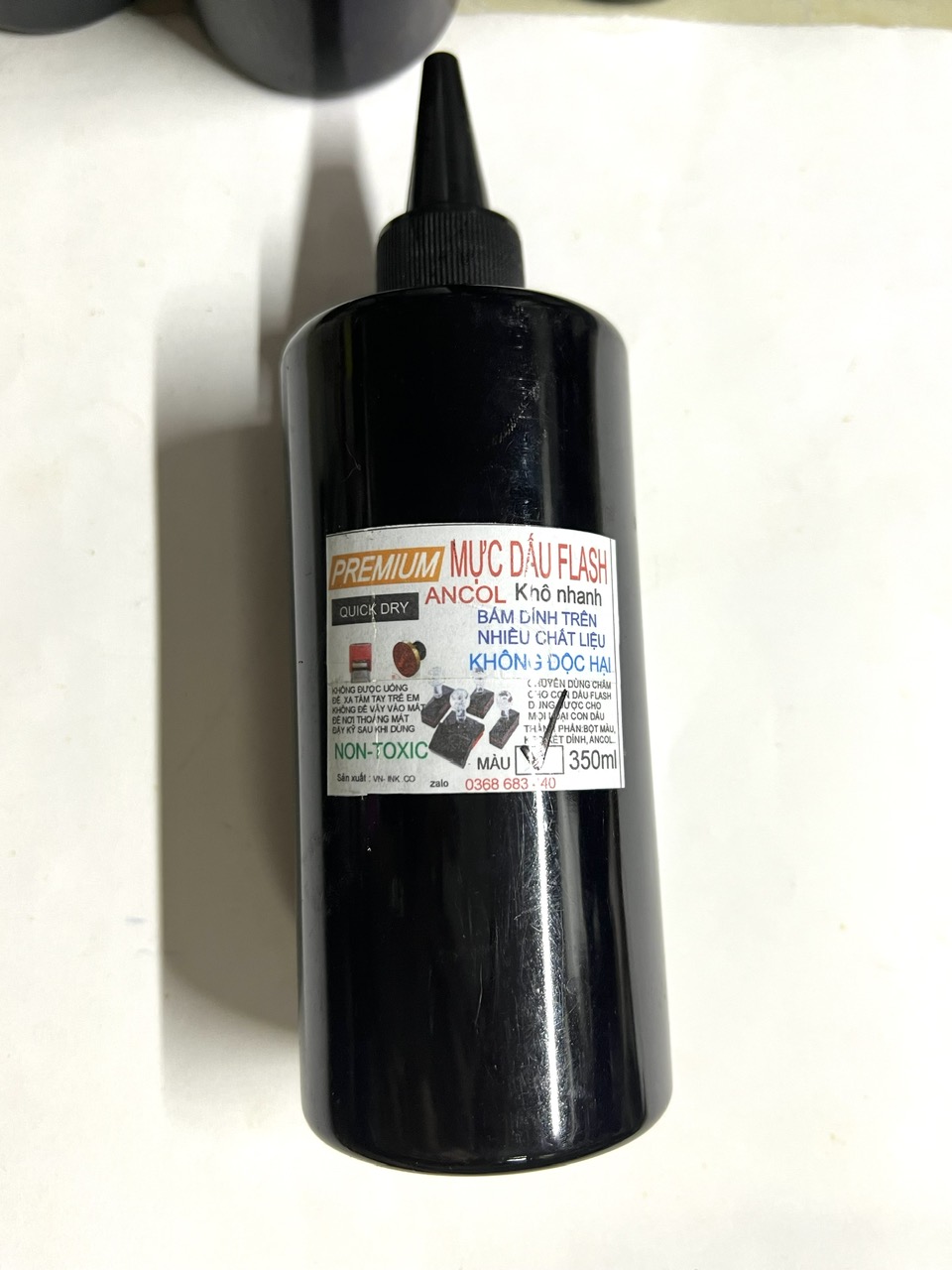 MỰC ĐÓNG DẤU FLASH CHAI TO 350ML
