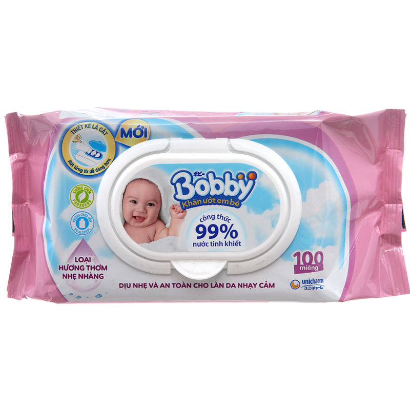 KHĂN ƯỚT EM BÉ BOBBY