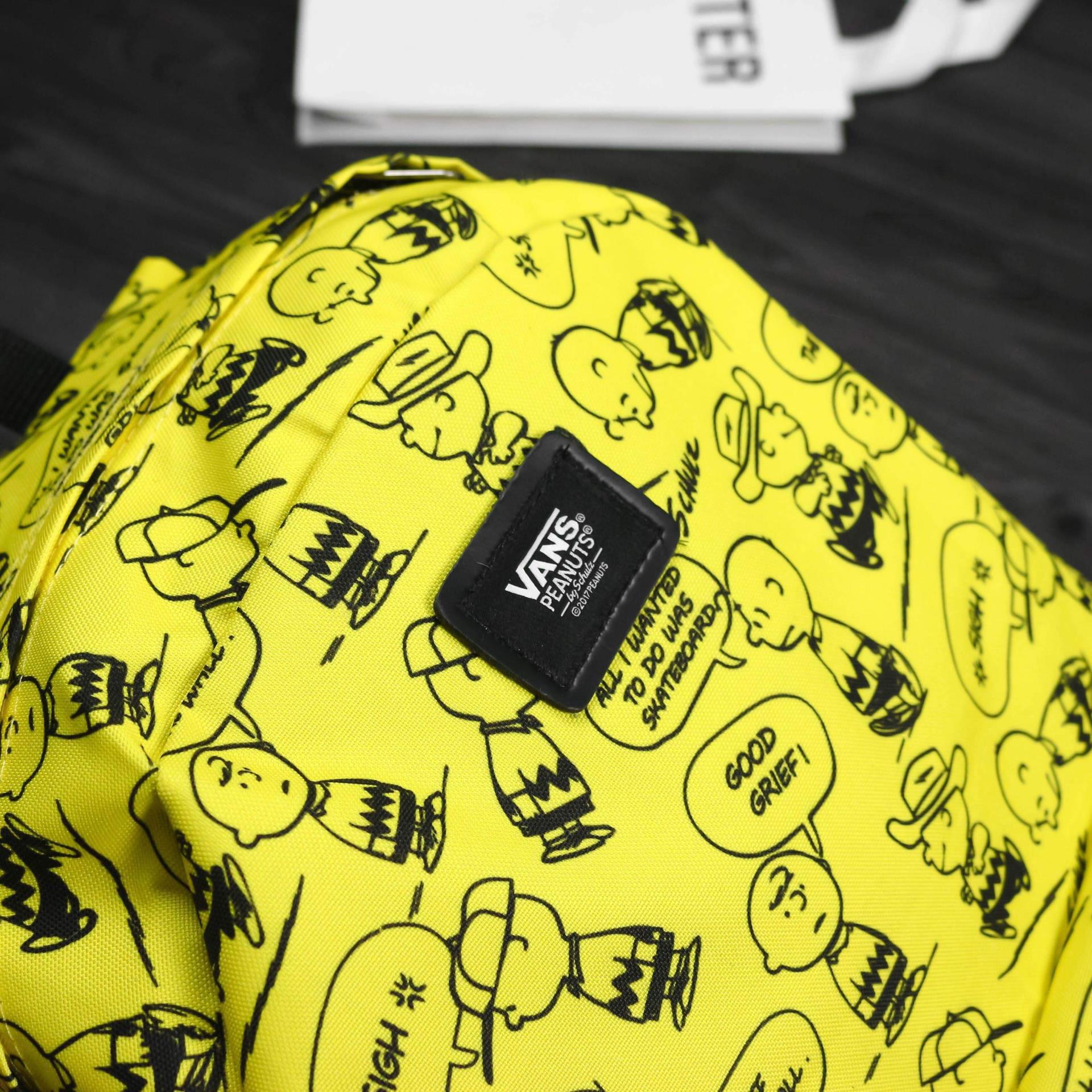Balo Van S Peanuts Snoopy Old Skool Backpack - Yellow [Chính Hãng]
