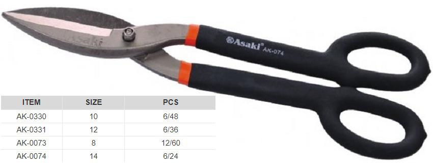 Kéo cắt tôn Asaki AK-073 C2-8inch